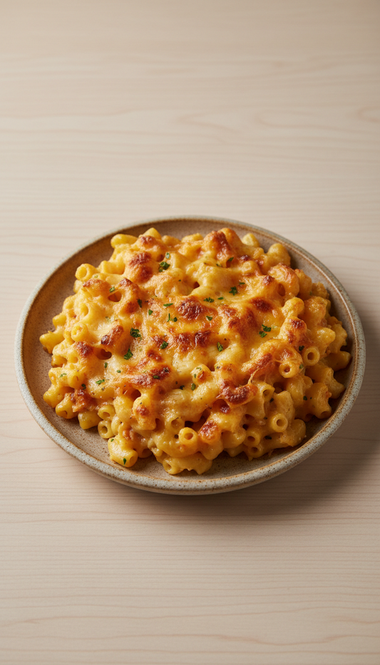 Baked Mac and Cheese with Three Cheeses