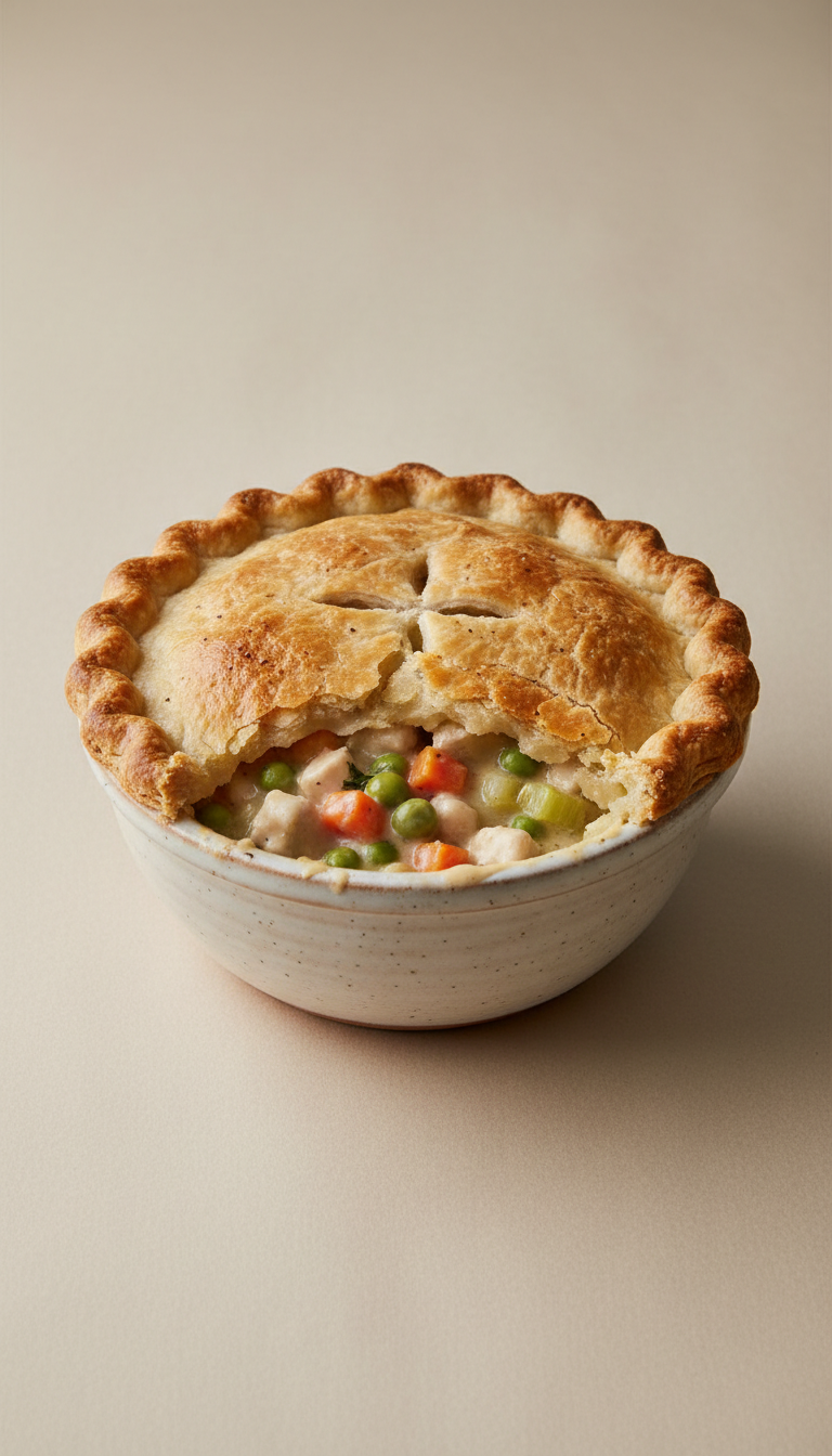 Classic Chicken Pot Pie with Flaky Crust